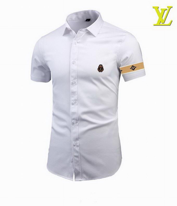 Louis Vuitton Short Sleeve Shirt Mens ID:20240614-172